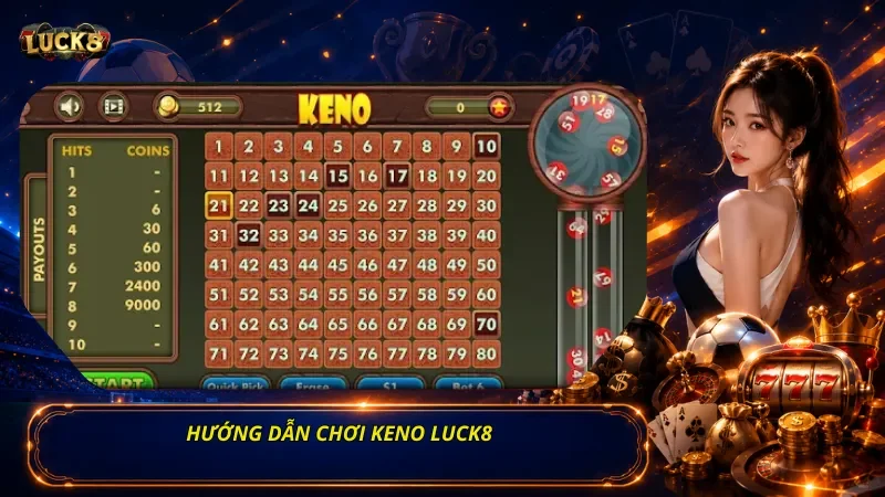 Hướng Dẫn Chơi Keno Luck8