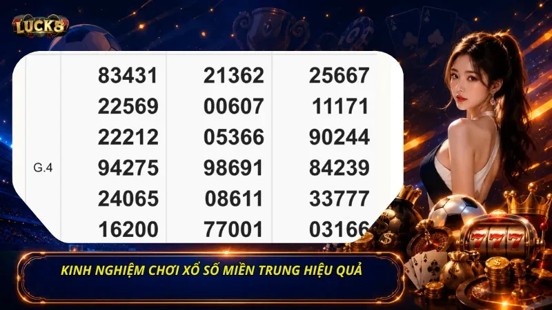 Kinh Nghiệm Chơi Xổ Số Miền Trung Hiệu Quả
