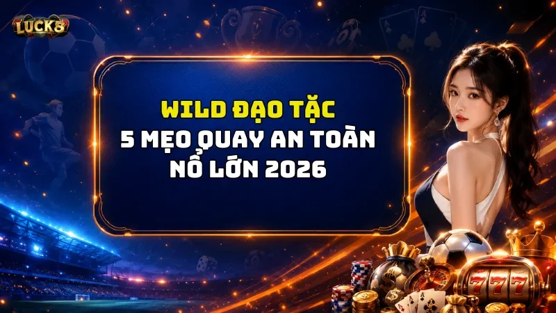 Wild Đạo Tặc Luck8 - 5 Mẹo Quay An Toàn Nổ Lớn 2026